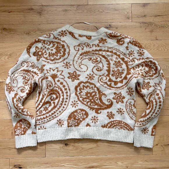 Mango Paisley Print Cardigan, - Picture 3 of 4